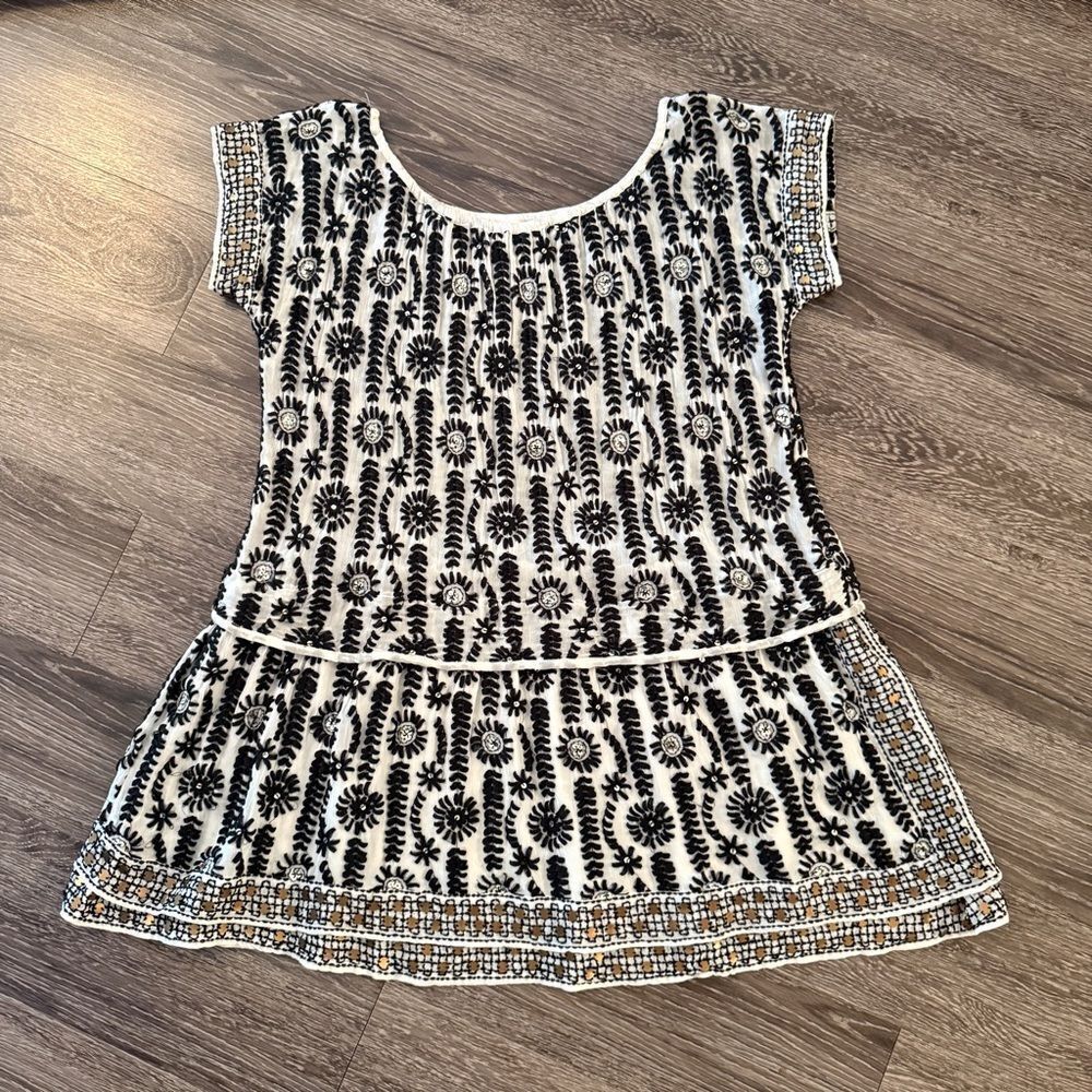 Muche & Muchette Embroidered Threaded Dress